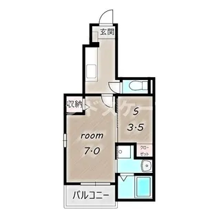 ヴィラ ブルックサイド【1階】の間取り