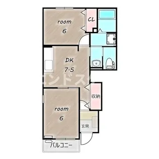 パストラル【1階】の間取り