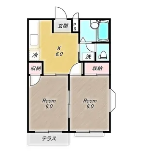 ロジュマンズY【2階】の間取り