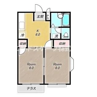 ロジュマンズY【1階】の間取り