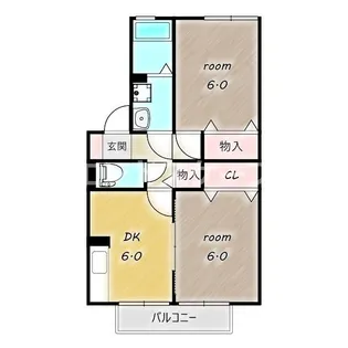 ファ・ミ・グランドA【1階】の間取り