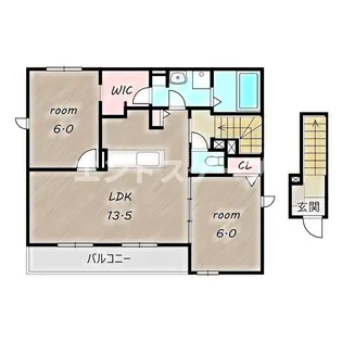 ポライトリー メゾン Ⅱ【2階】の間取り