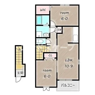 プレジール【2階】の間取り