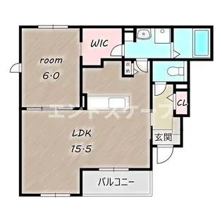 リーベン【1階】の間取り