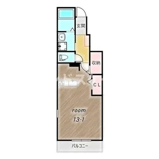 丸美レジデンス【1階】の間取り