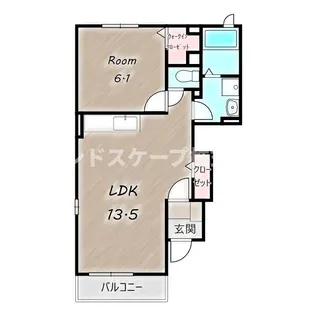 ブレッザ Ⅱ【1階】の間取り