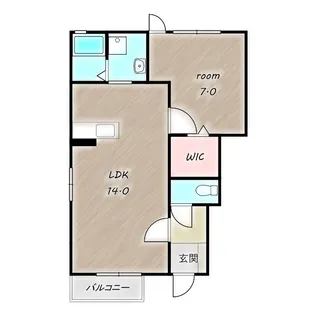 トアロード Ⅱ【1階】の間取り