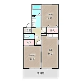 エクレール A【1階】の間取り