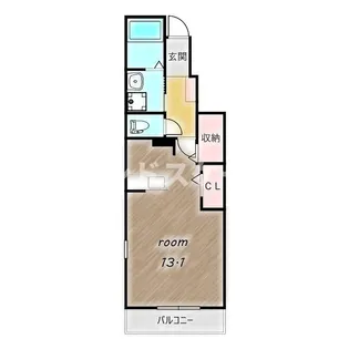 グレイスオブガネーシャ【1階】の間取り