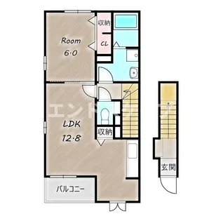 エクセルB【2階】の間取り