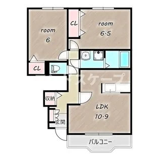 ドルチェ・ヴィータⅠ【1階】の間取り