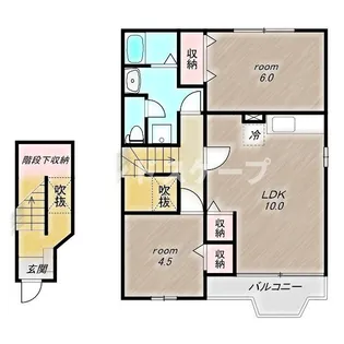 ノースタウンC【2階】の間取り
