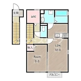 ジョアミー【2階】の間取り