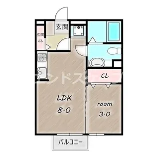 メゾン ソニア A【202号室】の間取り