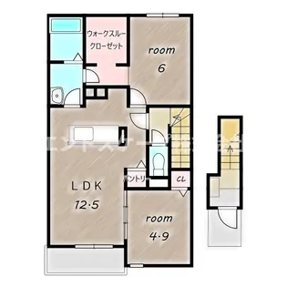 サンライズ 天王西【2階】の間取り