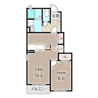 ベルフィオーレ Ⅱ【1階】の間取り