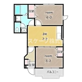 ラフィネTⅡ【1階】の間取り