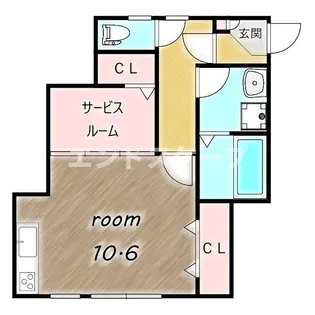 ANIMAL KINGDOM【2階】の間取り