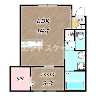 ANIMAL KINGDOM【1階】の間取り