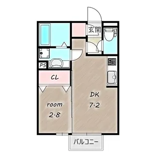 勝山 A【1階】の間取り