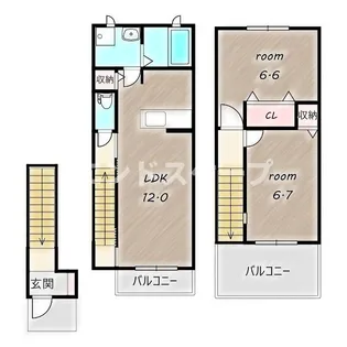 ラ・ブローテ【203号室】の間取り
