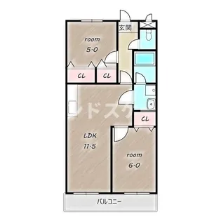 グレイスマンション【1階】の間取り