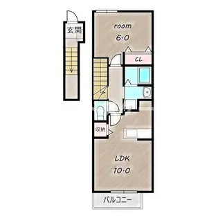 ミントハウス【2階】の間取り