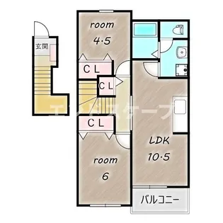 クァイエット・レジデンス【2階】の間取り