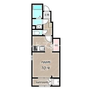 グリーンパークⅡ【1階】の間取り