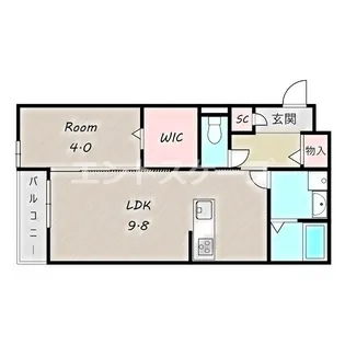 オペラハウス千代田【2階】の間取り