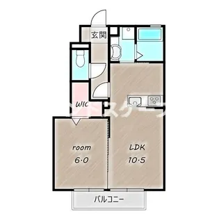 マルヴェシア【1階】の間取り