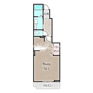 ジェルメ【1階】の間取り