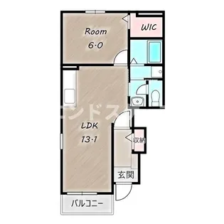 アンジュ【1階】の間取り