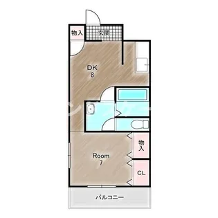 サンパレス前橋【105号室】の間取り