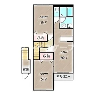 グリーンコート【2階】の間取り