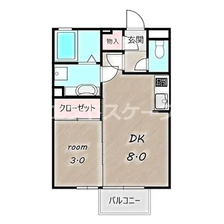 アビターレ狸塚【203号室】の間取り
