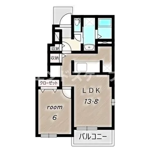 コッティ【1階】の間取り