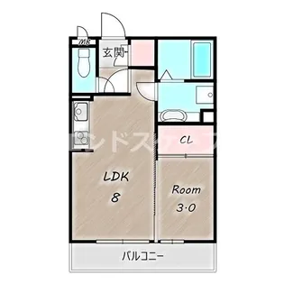 シャトル ブラン【1階】の間取り