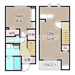 ラ ペ フランⅡの間取り