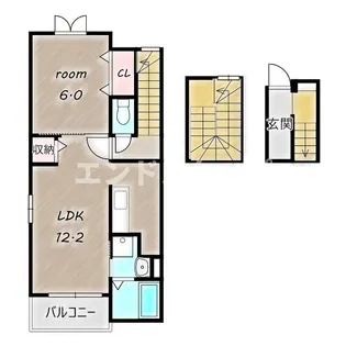 Ruscello【3階】の間取り