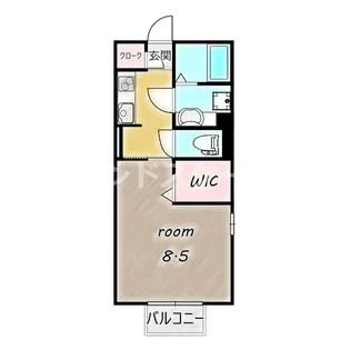 プレシャス前橋 A【1階】の間取り