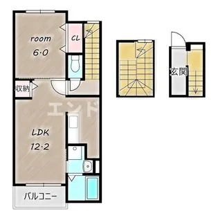シエル FK【3階】の間取り