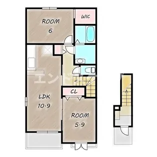 コンフォール A【2階】の間取り