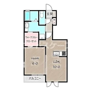 ガーデンハイツリリーフⅡ【1階】の間取り