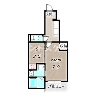 アルドール【1階】の間取り