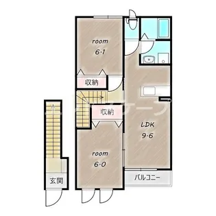 シャトー・カルム【2階】の間取り