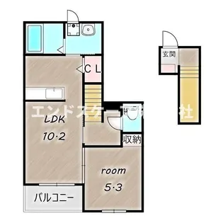 ベル ルミエール Ⅱ【2階】の間取り
