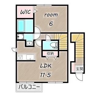 メゾン アムール【2階】の間取り