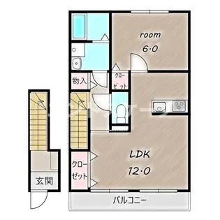プレアデス【2階】の間取り