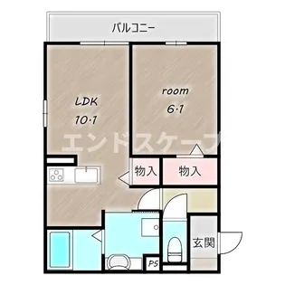 コンフォート上和田【2階】の間取り